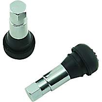 1955MRG Valve Stems - Chrome, Rubber, Universal