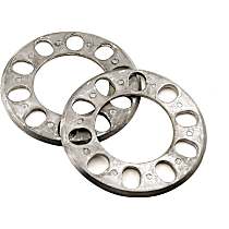 2370 Wheel Spacer - Aluminum, Universal, Set of 2, 7/32 Inch Thick, 5 lug 4 1/2 Inch Bolt Circle
