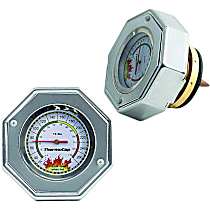2471S Thermocap Series Radiator Cap - Hexagon, 16 lbs., Silver/Chrome, Steel, Sold individually