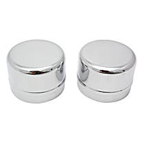 2485 Dust Cap - Chrome, Direct Fit, Set of 2