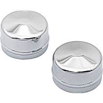 2486 Dust Cap - Chrome, Direct Fit, Set of 2