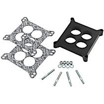 Phenolic Carburetor Spacer - 1 Inch - 4 Hole Center, Fits Holley 4150-4160, Carter, Edelbrock and Other Square Bore Mounting Flange 4-Barrel.
