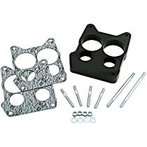 Phenolic Carburetor Spacer Kit - 1 Inch - 4 Hole Center, Fits Quadrajet 4-Barrel Carburetors
