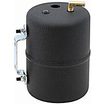 Vacuum Canister - Steel - 5 Inch Diameter 6-3/4 Inch High - Black Finish