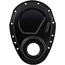 4590BP Timing Cover, Black, Steel