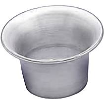 Velocity Stack - Polished Aluminum - 5 Inch Tall x 8-1/2" Diameter, Fits Holley Carburetors with 5-1/8 Inch neck