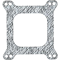 54 Carb Base Gasket - 4-Barrel,Square Flange,Open Center, Fits Holley Carter AFB and AVS, Demon Race, Speed and Edelbrock Performer Square Flange Carburetors