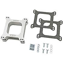Carburetor Spacer Kit - Open Center - Aluminum - 2 Inch, This Die-Cast Aluminum Carburetor Spacer Kit Fits Holley & Carter Carburetors with Standard Bolt Patterns with a 2 Inch Open Center.