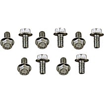 6090MRG Timing Cover Bolt Set - Zinc Plated, Steel, Direct Fit