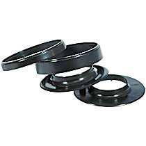 Air Cleaner Spacer and Adapter Kit, Adapts 5-1/8 Inch Neck 2 or 4-Barrel Carb Air Cleaners to 3 Inch and 2-5/8 Inch 2-Barrel Carburetor Necks