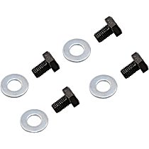 6718 Torque Converter Bolts - Fits Most Chrysler / Dodge / Plymouth except Hemi. 5/16-24 x 7/16 Inch Long - set of 4 pieces.