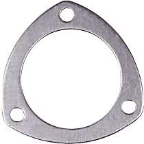 Collector Gaskets - Solid Aluminum, Fits 3 Inch Diameter 3-Bolt Round Header Collectors

