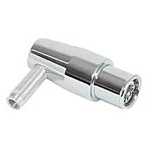 Chrome Aluminum PCV Valve, Fits Valve Covers with 1 Inch I.D. Grommets
