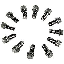 Header Bolts - 3/8-16 x 3/4 Inch Hex Head - Set of 12