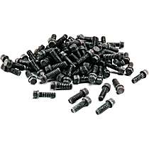 Header Bolts - 3/8-16 x 1 Inch Hex Head - Black Oxide - 100 Pieces