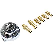 9710 Adjustable Fuel Pressure Regulator 1-6 Psi, Up to 400HP 