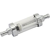 9747 Clearview Inline Fuel Filter - 5/16 Inch, Carbureted Applications Up to 10 PSI