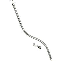 9764 Automatic Transmission Dipstick - Chrome, Steel, Non-locking, Direct Fit, Sold individually