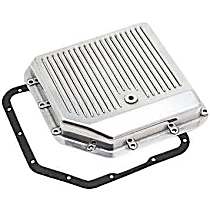9791G Transmission Pan - Polished, Aluminum, Stock Depth, Direct Fit, Sold individually