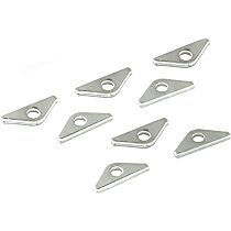 9899 Valve Cover Hold Down Tab - Chrome, Steel, Universal