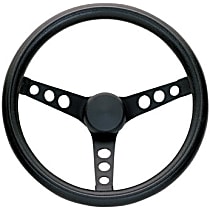 334 Steering Wheel - Black, Standard, Universal, Sold individually