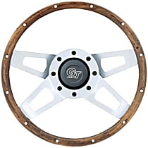 405 Steering Wheel - Walnut, Standard, Universal, Sold individually
