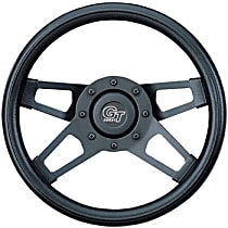 414 Steering Wheel - Black, Standard, Universal, Sold individually