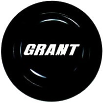 5883 Horn Button - Black, Plastic, Universal