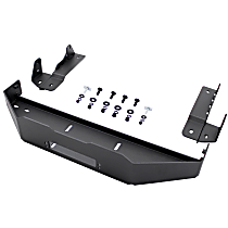 31301T Winch Plate - Textured Black, Mild Steel, Direct Fit