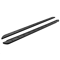 Running Boards, Powdercoated Textured Black, Steel, 4-Door, Crew Cab Pickup/Extended Cab Pickup/Extended Crew Cab Pickup, RB10 Slim Line Series