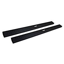 630080T RB10 Raptor-Style Series Running Boards, Black Non-Powered Steel Set of 2