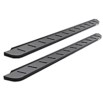 6341778020PC Running Boards, Textured Black, Galvanized Steel, 4-Door, Extended Cab Pickup, RB10 Series