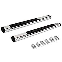660052PS Side Steps - Polished Stainless, Stainless Steel, Direct Fit, Set of 2