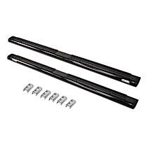 660080B Running Boards, Powdercoated Textured Black, Steel, Extended Cab Pickup, DIESEL/GAS, OE Xtreme Series