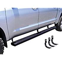 686404580B Running Boards, Black, 6 in. Width, 4.5 in. Surface Width, 4-Door, Crew Cab Pickup/Extended Cab Pickup