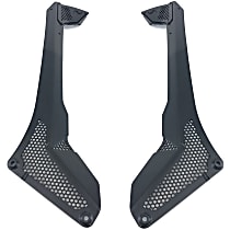 730500T Light Bar Mounting Kit - Powdercoated Textured Black, Direct Fit, Set of 2