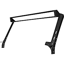 731500T Windshield Brackets - Powdercoated Textured Black, Steel, Direct Fit