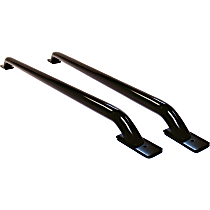 8076B Bed Rails - Powdercoated Black, Steel, Direct Fit, Set of 2