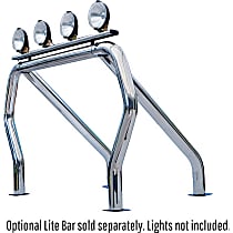 9009560SSC Bed Bar - Chrome, Steel, Direct Fit, Sold individually