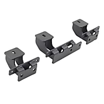 D64506BTK Running Board Mounting Kit - Textured Black, Mild Steel, Direct Fit, Kit