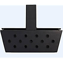 HS1012T Hitch Step - Black, Steel, Universal, Sold Individually