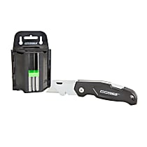 25537 Folding Lock Back Utility Knife with Blade Dispenser