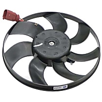 1K0-959-455 ET OE Replacement Passenger Side Radiator Fan, Single fan