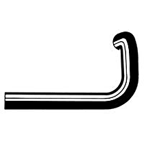 Heater Hose, Throttle Body To Pipe - 