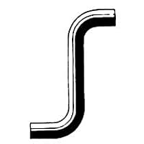 Heater Hose - Heater To Pipe-1