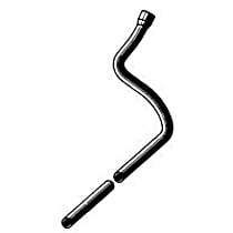 Heater Hose, 5-Speed, Standard Transmission, Heater To Thermostat, Heater To Water Pump - 