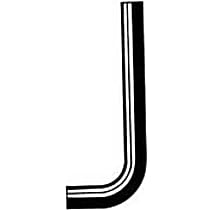 19059 Heater Hose - Black, Rubber, Direct Fit, Sold individually