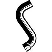 Heater Hose, Automatic Transmission, Cut to Fit - Lower - Engine To Pipe