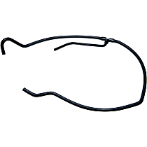 23133 Heater Hose - Black, Rubber, Direct Fit, Sold individually