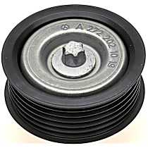 Accessory Belt Idler Pulley, 6 Cyl 3.5L, Grooved Pulley - Upper